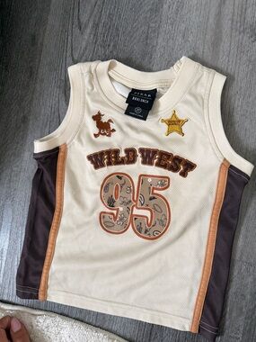 Pixar box lunch Wild West 95 Tank Top - Cream & Brown 2t Toy Story